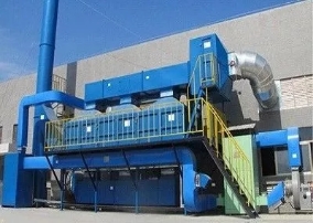 一汽青島海譽機械制造有限公司與我司合作廢氣處理，活性炭吸附